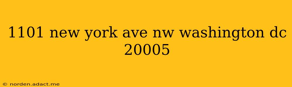 1101 new york ave nw washington dc 20005