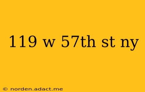 119 w 57th st ny