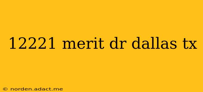 12221 merit dr dallas tx