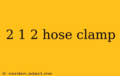 2 1 2 hose clamp