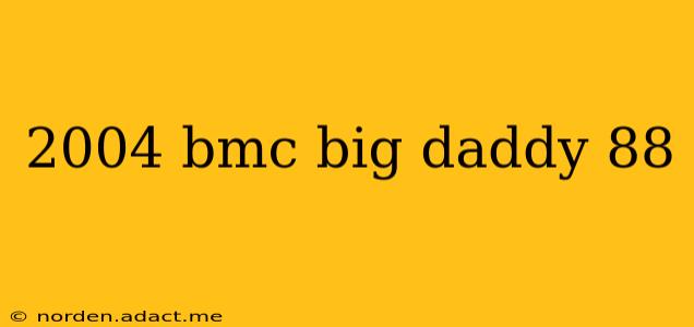 2004 bmc big daddy 88