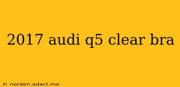 2017 audi q5 clear bra