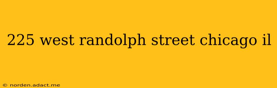 225 west randolph street chicago il