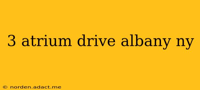 3 atrium drive albany ny