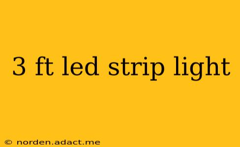 3 ft led strip light