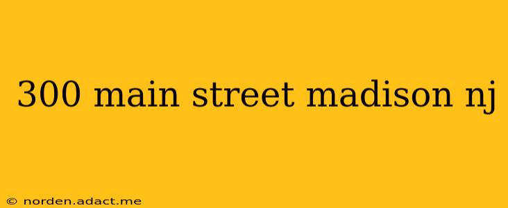 300 main street madison nj