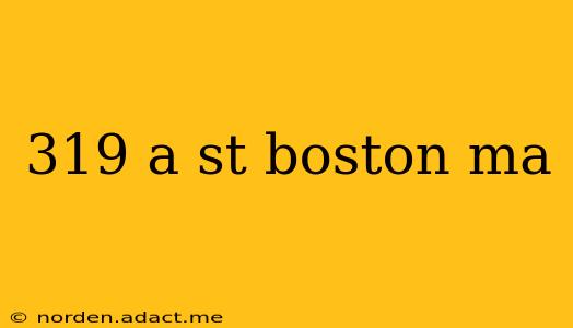 319 a st boston ma