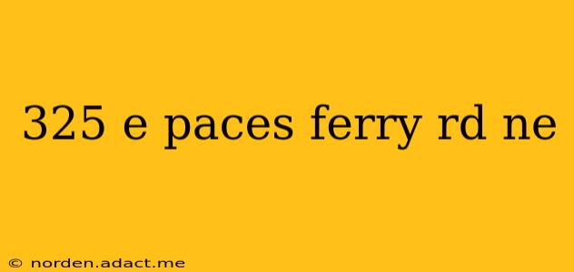 325 e paces ferry rd ne
