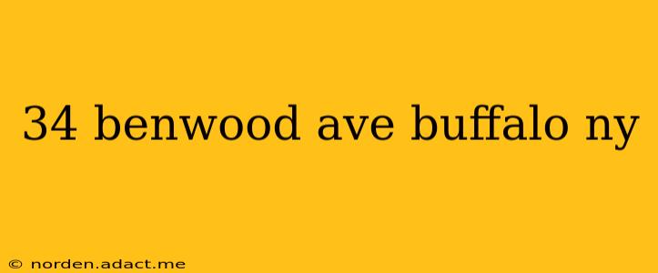 34 benwood ave buffalo ny