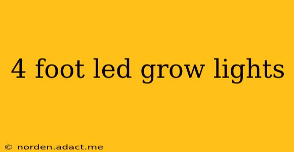 4 foot led grow lights