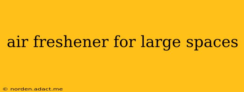 air freshener for large spaces
