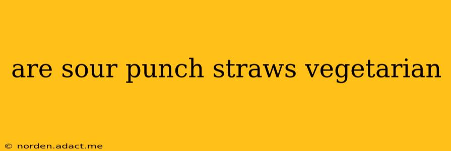 are sour punch straws vegetarian