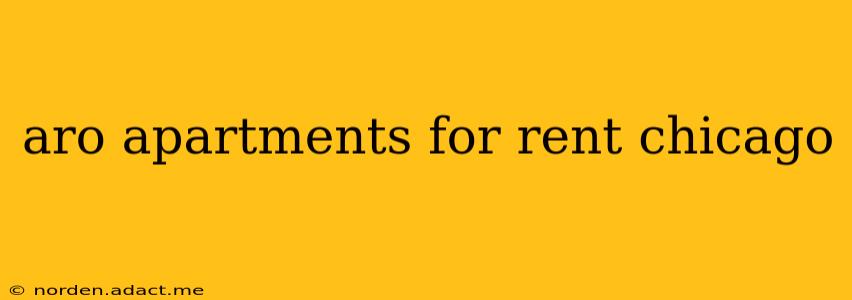 aro apartments for rent chicago