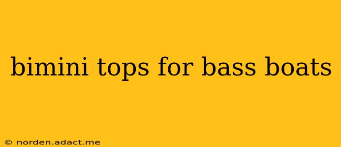 bimini tops for bass boats