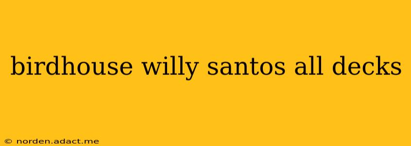 birdhouse willy santos all decks