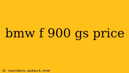 bmw f 900 gs price