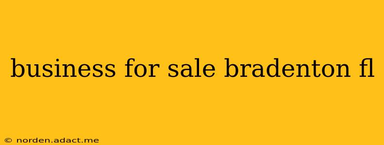 business for sale bradenton fl