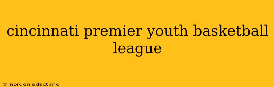 cincinnati premier youth basketball league