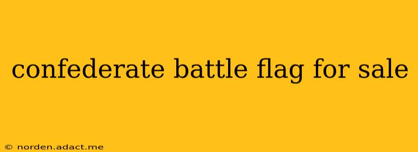 confederate battle flag for sale