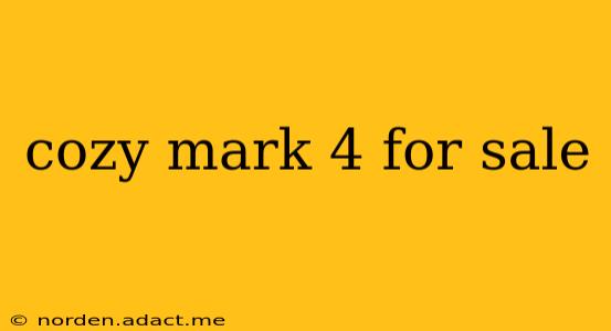 cozy mark 4 for sale