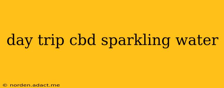 day trip cbd sparkling water