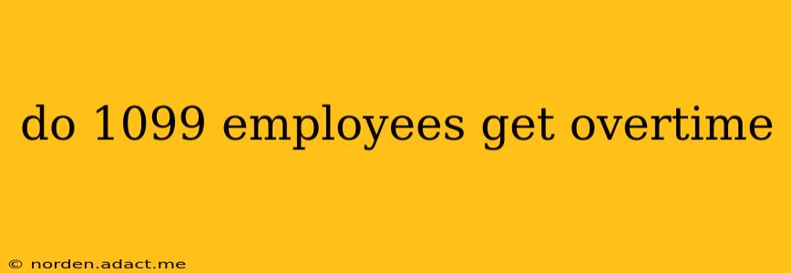 do 1099 employees get overtime