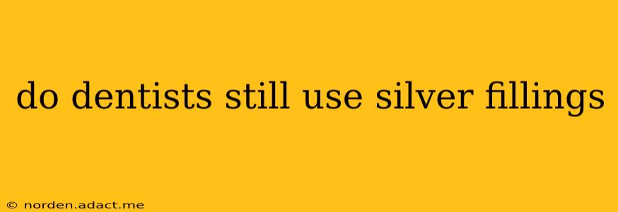 do dentists still use silver fillings