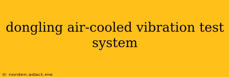 dongling air-cooled vibration test system