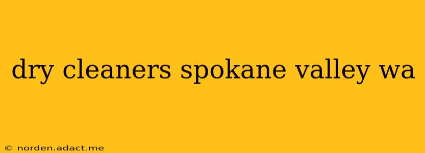 dry cleaners spokane valley wa