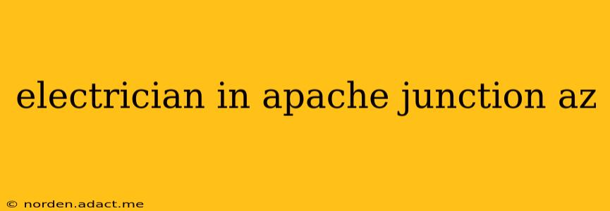 electrician in apache junction az