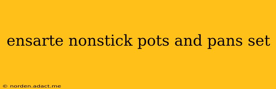ensarte nonstick pots and pans set