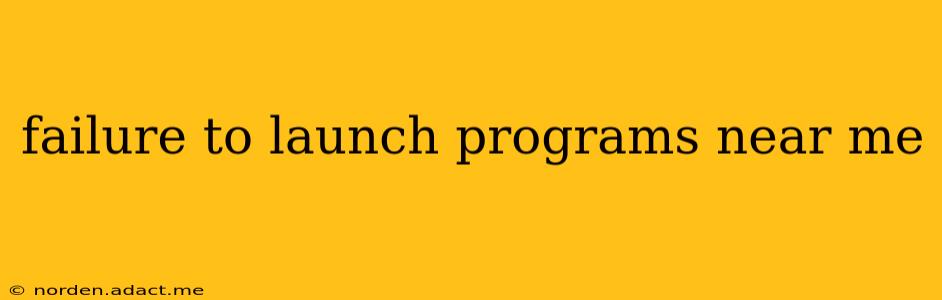 failure to launch programs near me
