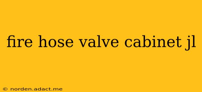 fire hose valve cabinet jl