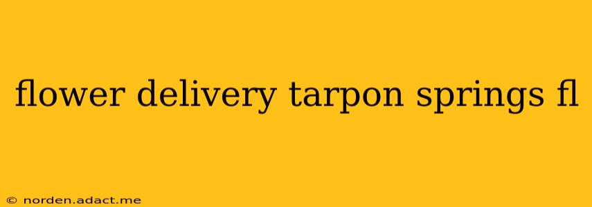 flower delivery tarpon springs fl