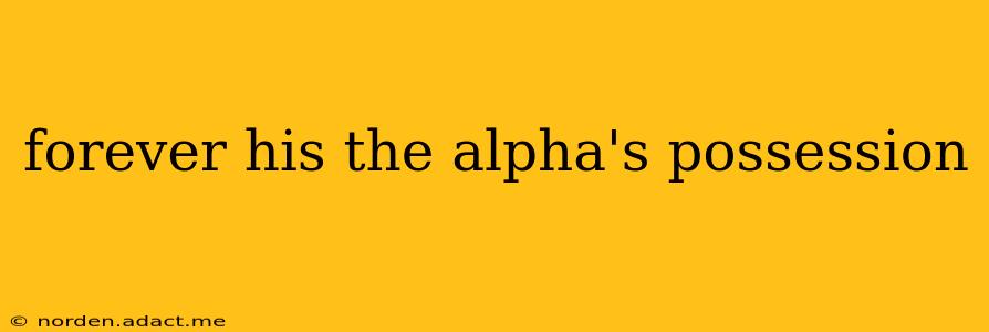 forever his the alpha's possession