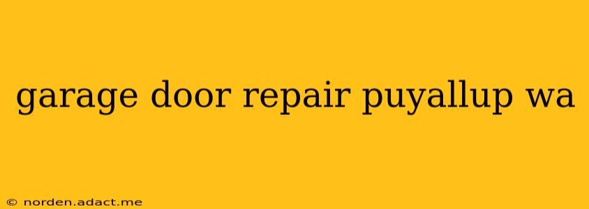 garage door repair puyallup wa