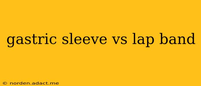 gastric sleeve vs lap band