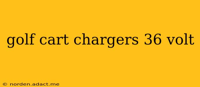 golf cart chargers 36 volt