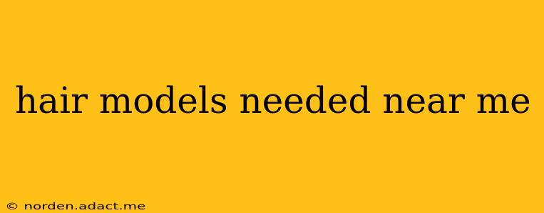 hair models needed near me