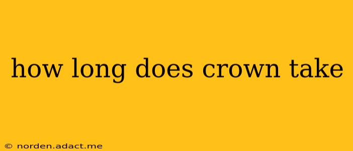 how long does crown take