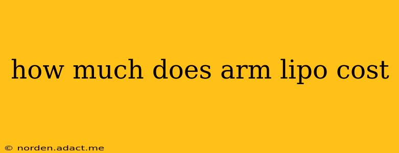how much does arm lipo cost