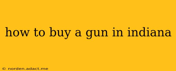 how to buy a gun in indiana