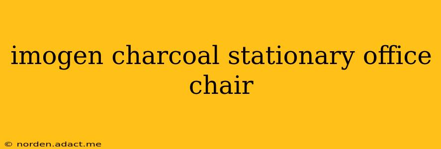 imogen charcoal stationary office chair