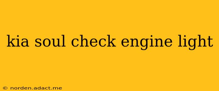 kia soul check engine light