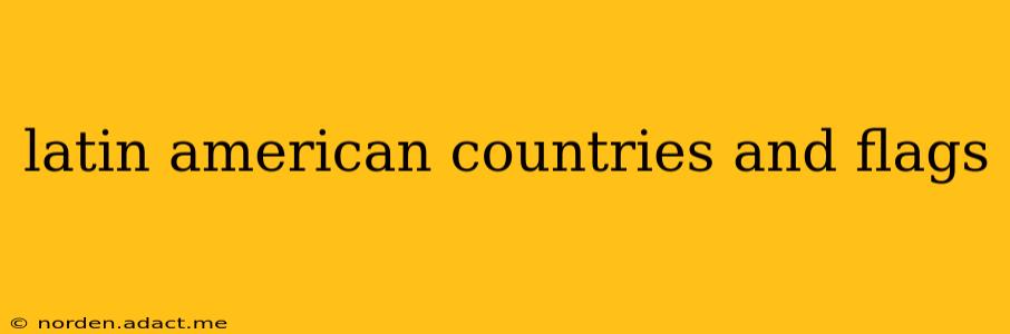latin american countries and flags
