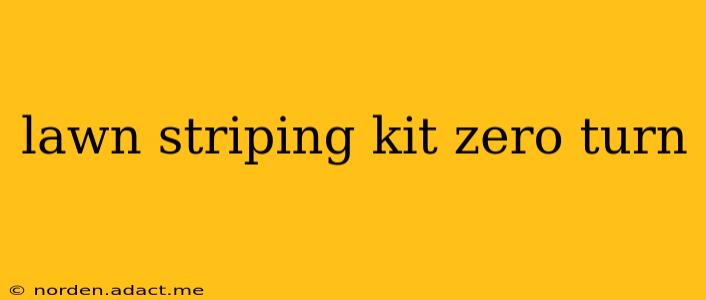 lawn striping kit zero turn