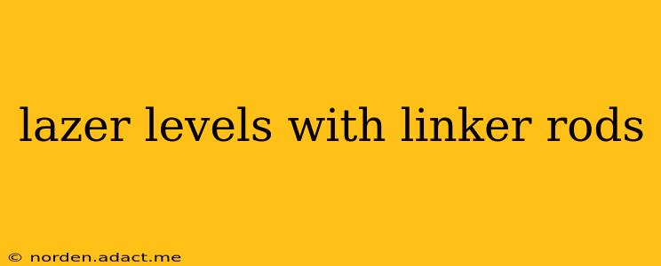 lazer levels with linker rods