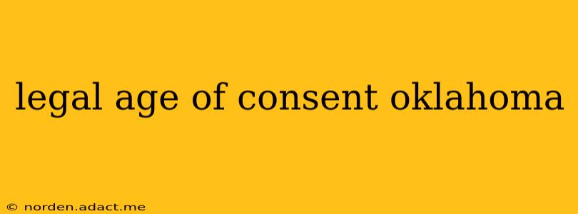 legal age of consent oklahoma
