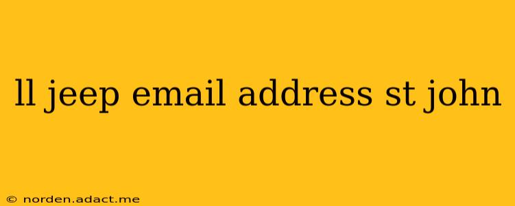 ll jeep email address st john