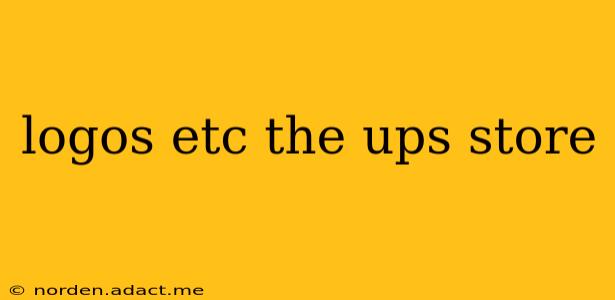 logos etc the ups store